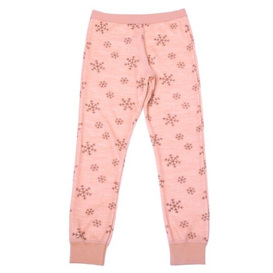 Joha Snowflake ull/bambus leggings - fersken Joha Snowflake ull/bambus leggings - fersken