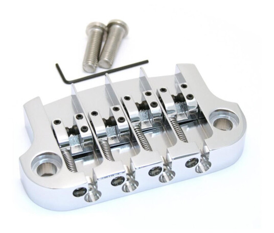 Hipshot Super Tone Bass Bridge - Chrome