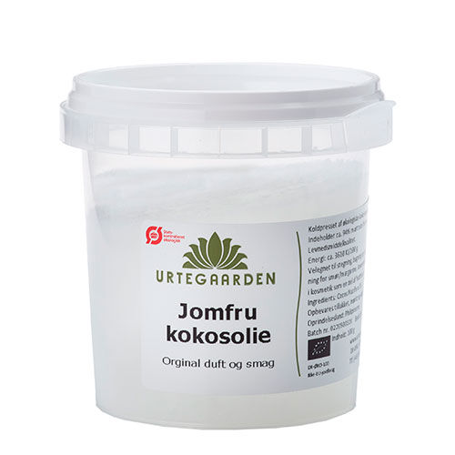 Urtegaarden Kokosolje Jomfru Ø 100g Urtegaarden Kokosolje Jomfru Ø 100g