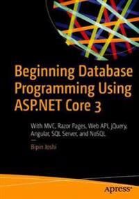 Beginning Database Programming Using Asp.Net Core 3 Av Bipin Joshi