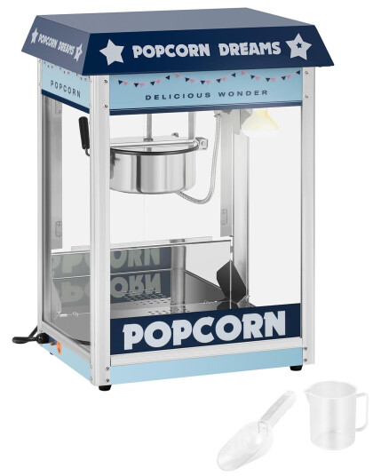 Royal Catering Popcornmaskin - blå 10011099 Royal Catering Popcornmaskin - blå 10011099