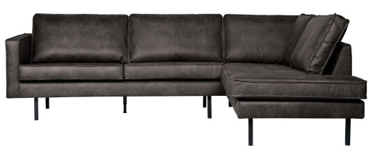 BePureHome Rodeo Sofa m/høyrevendt chaise - Sort