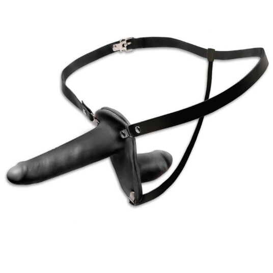 Fetish Fantasy Series Fetish Fantasy Dobbel Strap-on      - Svart