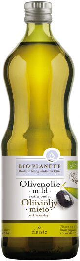 BioPlanète Olivenolje Mild Kaldpresset Ø 1 Liter