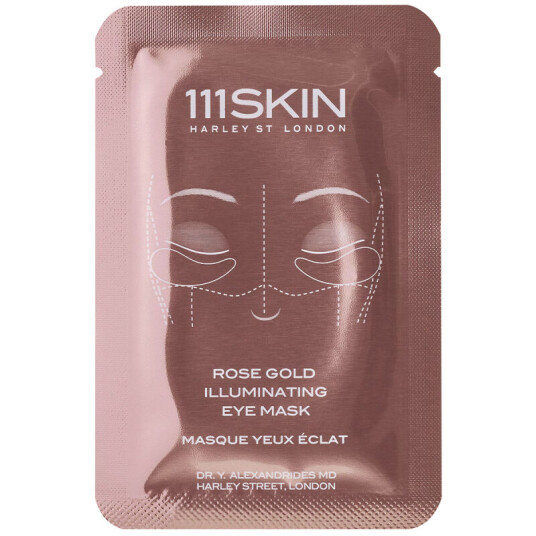 111Skin Rose Gold Illuminating Eye Mask Boxed NANO Free 8 x 6 ml