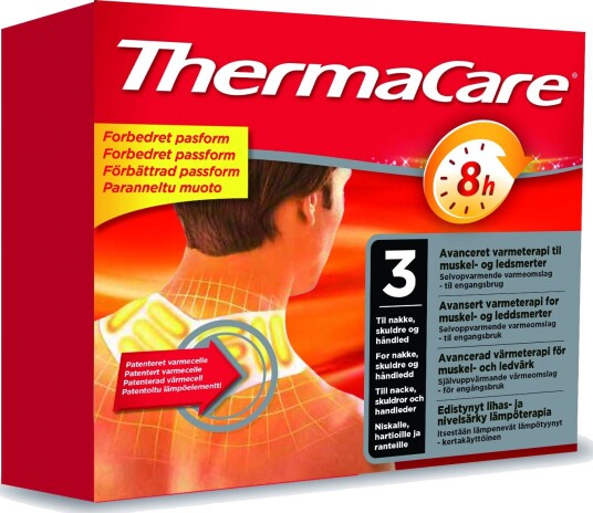 Thermacare Varmepakning nakke/skulder, 3 stk. Thermacare Varmepakning nakke/skulder, 3 stk.