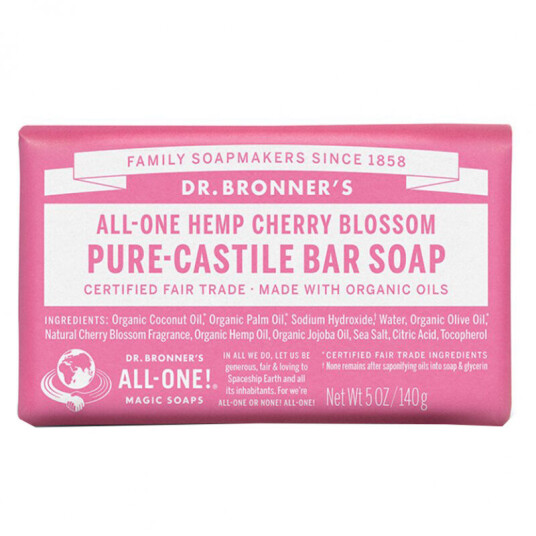Dr. Bronner's Cherry Blossom Soap bar 140g