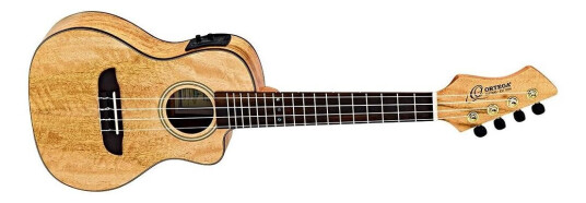 Ortega Guitars Ortega Rumg-Ce Concert Ukulele Med Mik, Med Gigbag