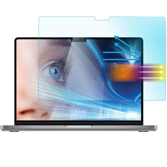 INCOVER MacBook Pro 16 M1/M2 (2021-2023) Skjermbeskytter i herdet glass - gjennomsiktig