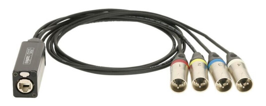 Klotz Catlink  Mic / Line / Aes Ethercon Til 4x Xlr Male