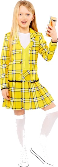 Riethmüller Cher Clueless Barn Kostyme Medium 9909294