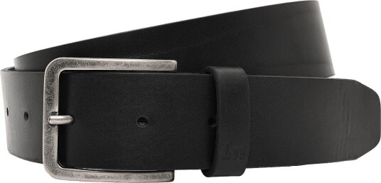 Lee Jeans Embossed Logo Belt Black 85