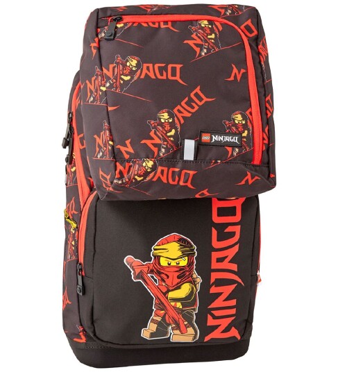 Lego® Tasker LEGO® Ninjago Skolesekk m. Gymnastikk Bag Optimo Svart/Rød OneSize Skolesekk