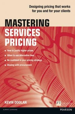 Mastering Services Pricing Av Kevin Doolan