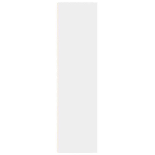 Bokhylle hvit 80x30x114 cm konstruert tre Bokhylle hvit 80x30x114 cm konstruert tre