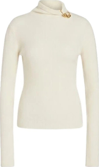 Alberta Ferretti Dame Strikkevarer Beige M,