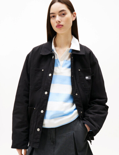 Tommy Jeans Tjw Chore Jacket Ext - Black - L Tommy Jeans Tjw Chore Jacket Ext - Black - L