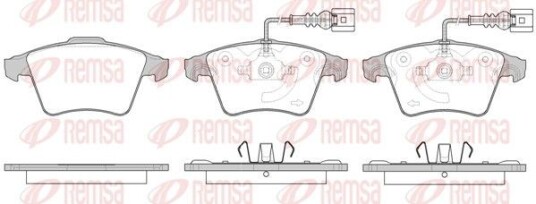 Bremseklosser REMSA 1045.22 Bremseklosser REMSA 1045.22