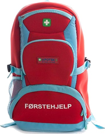 Apotek 1 sekk til førstehjelpsutstyr uten innhold 1 stk