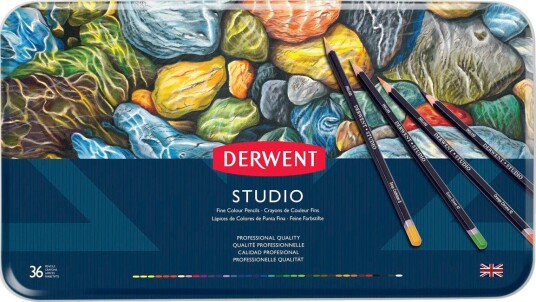 Derwent Studio Fargeblyantsett 36 Farger