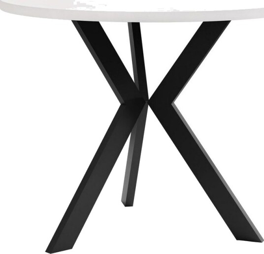Froma Sofabord 65 cm - Hvit/Svart