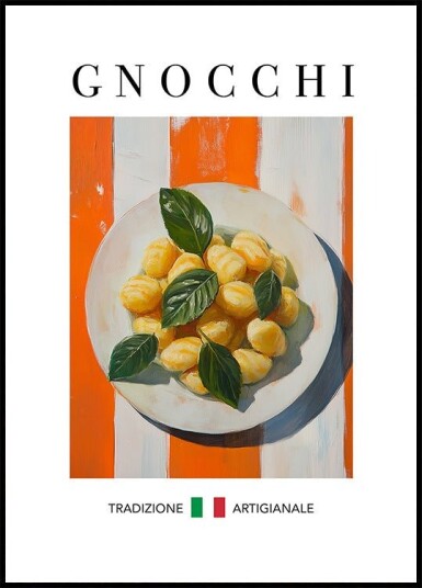 Gnocchi Poster Plakat / 70x100cm