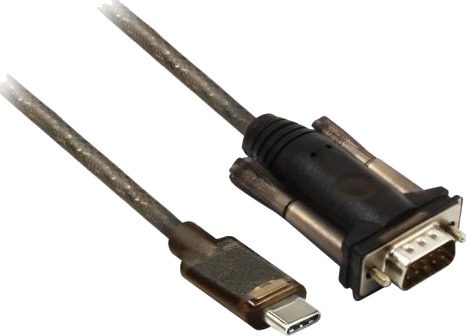 Act Ac6002 Seriell Kabel Svart 1,5M Usb Type-C Db-9