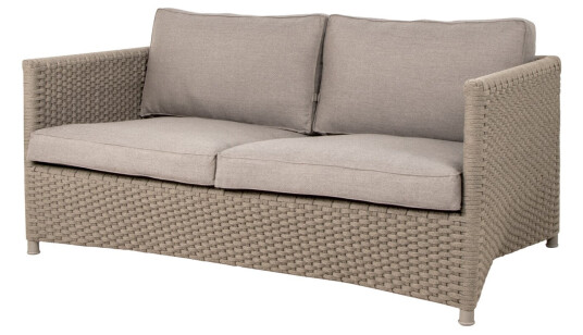 Cane-line Diamond 2-seter sofa Taupe Natur Cane-line Diamond 2-seter sofa Taupe Natur