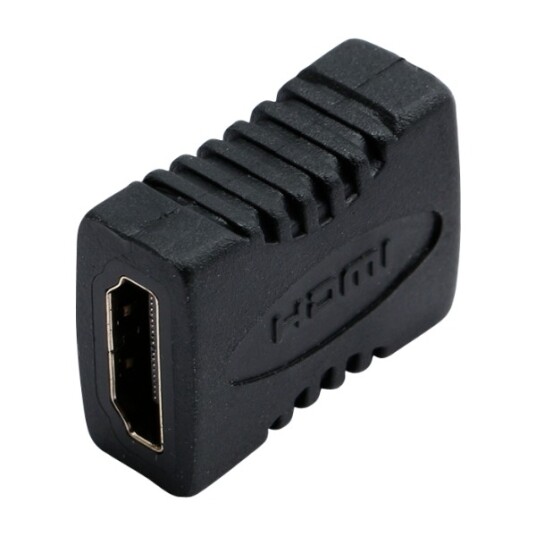 Eletra HDMI F   HDMI F 2.0 adapter svart
