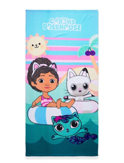 Gabby"s Dollhouse Towel   Blue   ONE SIZE
