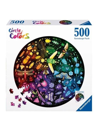 Ravensburger Jigsaw puzzle Circle of Colors Insects 500 pcs.