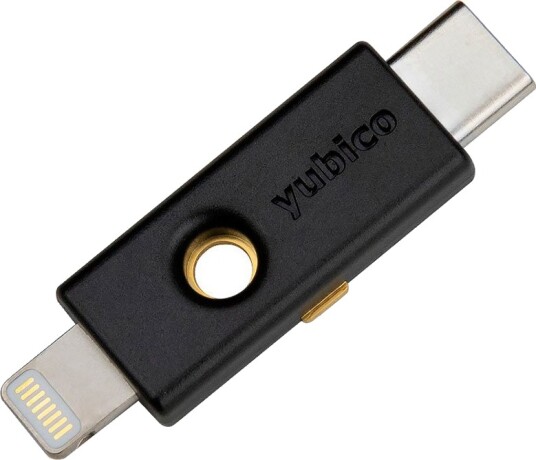Yubico YubiKey 5Ci Sikkerhetsnøkkel USB-C/Lightning for Android/iOS Yubico YubiKey 5Ci Sikkerhetsnøkkel USB-C/Lightning for Android/iOS