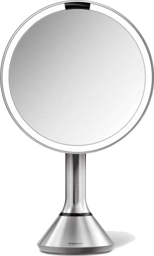 Sensorspeil oppladbart børstet stål brushed stainless steel 23 cm Sensorspeil oppladbart børstet stål brushed stainless steel 23 cm