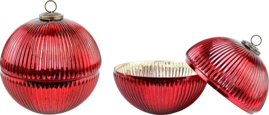 Hoff Krukke Julekule Rød 20cm