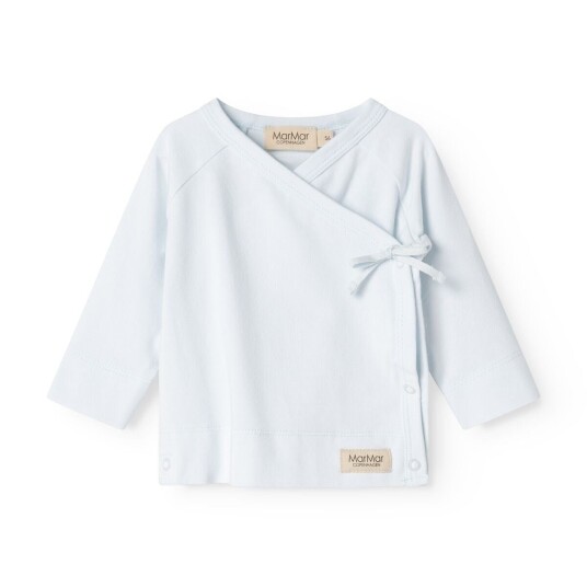 MarMar Modal New Born Light Blue Tut Omslags LS Bluse 9 mdr/74