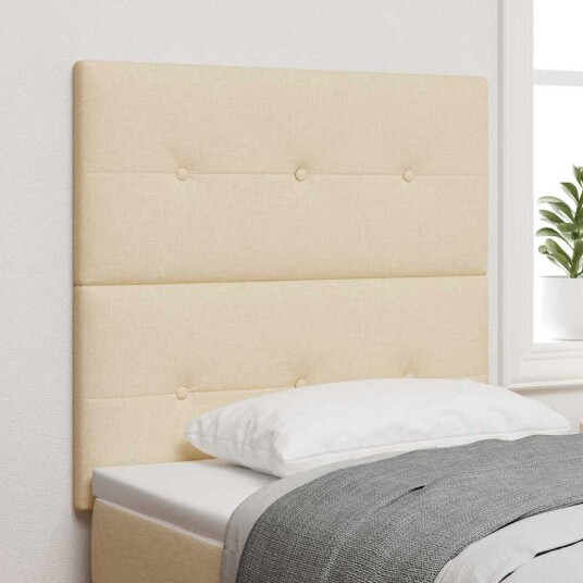 LED Hodegavl med LED lysstrimler Krem 80 cm stoff