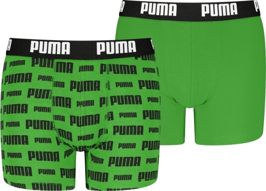 Puma Boxershorts 2 pack Grønn/Svart Puma 170/176 Boxershorts 170 176