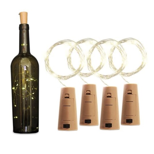 LED Flaskelamper 4-pk LED Flaskelamper 4-pk