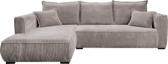 Puente 4 seters sofa med divan grå Puente 4 seters sofa med divan grå