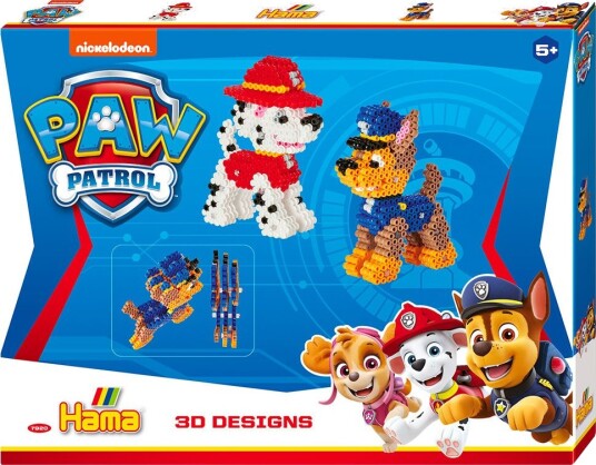Hama Midi Gaveeske Paw Patrol 3d 4000 Stk Hama Midi Gaveeske Paw Patrol 3d 4000 Stk