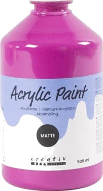 A-Color Akrylmaling Matt pink 500 ml 1 fl A-Color Akrylmaling Matt pink 500 ml 1 fl