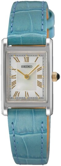 Seiko Dameklokke SWR101P1 Classic Sølvfarget/Lær