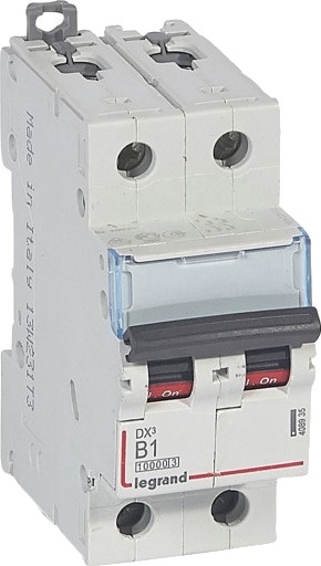 Legrand DX³ MCB automatsikring B1 2P 2M 10/16kA