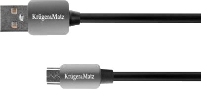 Usb-Kabel Kruger&Matz Usb-A 1,8 M Svart Km0331