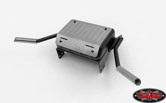 RC4WD C0516 Fuel Tank W/Dual Exhaust for Traxxas TRX-4 '79 Bronc