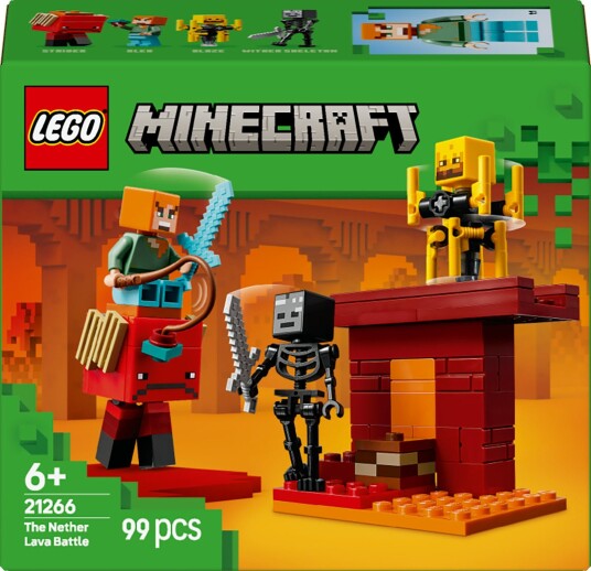LEGO Minecraft 21266 Underverden-lavakamp LEGO Minecraft 21266 Underverden-lavakamp