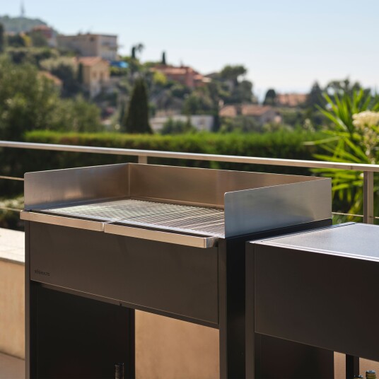 Röshults Essentials kullgrill beluga black