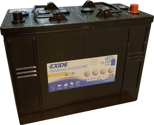 Exide Batteri 12V GEL 80-120 Ah - 120 - 1300 - 349x175x290 - 830 - 39 kg