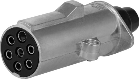 Hengerkontakt Hann/Stikk I Støpt Aluminium [7 Polet Type N – Åpne Kabelender]