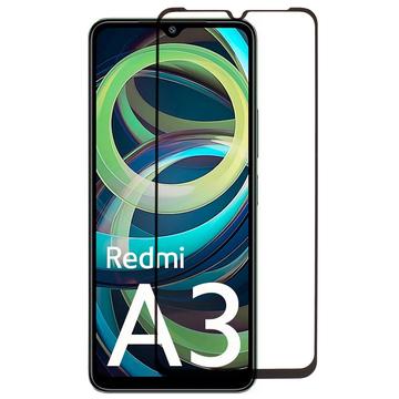 Xiaomi Redmi A3 Full Dekning Beskyttelsesglass Svart Kant